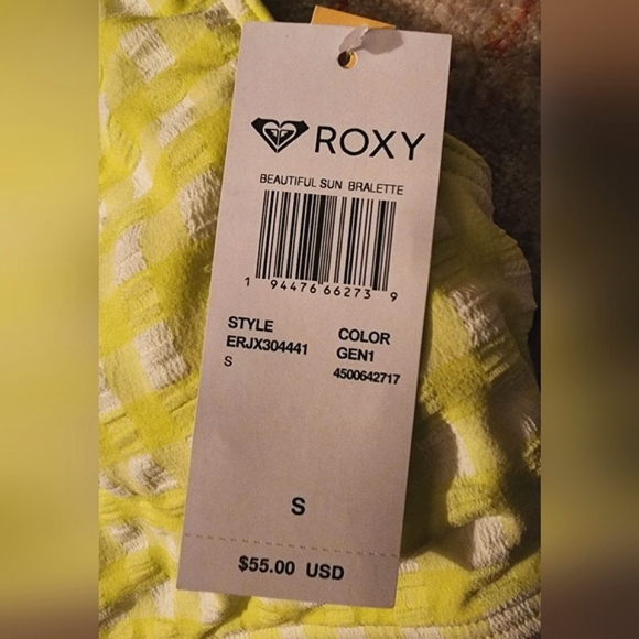 Roxy Beautiful Sun Bralette Bikini Top - NWT - Picture 8 of 12